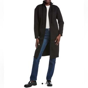 Truth brand Black Basic Scuba Coat Jacket size XS brand new with tags